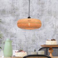 GOOD & MOJO hänglampa Palawan, natur, Ø 40 cm, bambu, E27