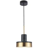 Viokef Lithos LED hanging light, gold/green
