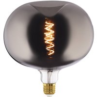EGLO Filament LED bulb E27 4W Big Size Apple shape Filament chrome