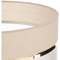 HELAM Lampskärm Helen E27 Ø35/höjd 20 cm ecru/guld