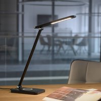 JUST LIGHT. GmbH LED-skrivbordslampa Florentina, svart