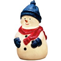 LED-Dekofigur Schneemann, warmweiß, IP44
