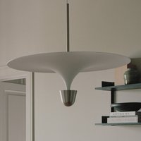 New Works LED-pendellampa Kantarell, Ø 60 cm, nickel