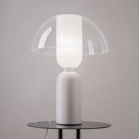 Maytoni Memory bordslampa, vit, höjd 42 cm, keramik