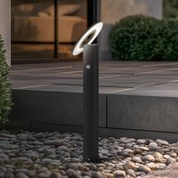 Bornes lumineuses LED Arcchio Tovio, hauteur 81 cm, capteur, anthracite