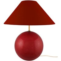 Globen Lighting IRIS table lamp, dark red, height 39 cm