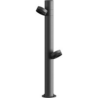 Karman LED-Wegeleuchte Jaco, 54,3 cm, braun Aluminium 2-flg.