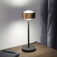 Top Light Puk! 120 Eye Table LED, mates, cuivré/noir