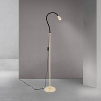 ORION Dotty floor lamp, khaki, height 145 cm, flexible arm, GU10