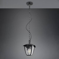 Trio Lighting VENTA outdoor hanging light, black, 17 x 17 cm, metal, IP44