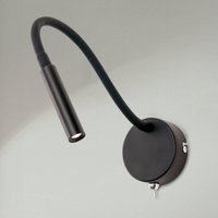 ORION Flexibel LED-vägglampa Colin i svart