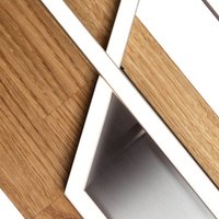 Elobra Plafonnier LED Panama XL, chêne naturel