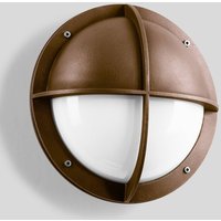 BEGA 31050K3 utomhusvägglampa brons avbländad