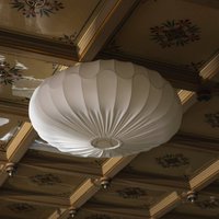 Globen Lighting BLADVERK ceiling lamp, white, Ø 70 cm, textile