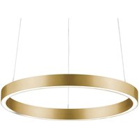 Knapstein LED-hänglampa Svea-40, gestsensor, guld