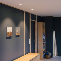 The Light Group GF design Squary recessed lamp IP54 white 2,700 K