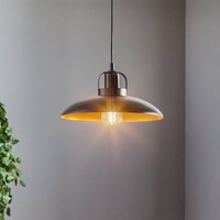 Eko-Light Hänglampa Felix, svart/antik guld, 1 lampa