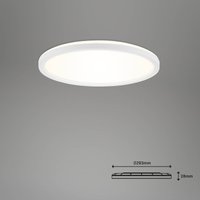Briloner LED-taklampa Slim S dimbar CCT vit Ø 29 cm