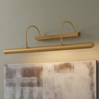 Knapstein Lång tavelbelysning PICTURE, matt mässing