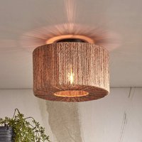 Lampa sufitowa Good & Mojo Iguazu, Ø 30 cm, naturalna