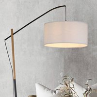 JUST LIGHT. GmbH Lampe sur pied Green Sofie avec abat-jour papier
