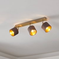 EGLO Valbiano ceiling lamp cappuccino and gold, 3-bulb