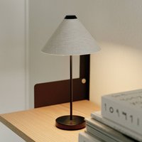 New Works Brolly battery table lamp IP44 white