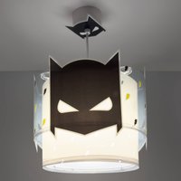 Dalber DARK HERO pendant light, white/black, Ø 26 cm, E27