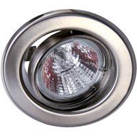 Heitronic Lågspännings inbyggnadsspot i svängbart stål