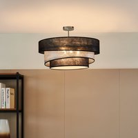 Lindby Ayvira taklampa, svart, silver