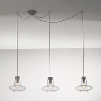 AILATI Giulietta glass pendant light, transparent