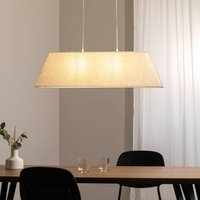 ONLI Miriel pendant light, 90 cm, textile, wood