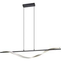 EGLO LED-Hängelampe CONAPRATO, schwarz/messing, 115 cm, CCT