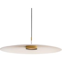 OLEV Overfly plus LED-Hängelampe weiß/gold Ø 75cm