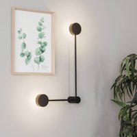 Væglampe Orbit II 20/40, sort, 2 lyskilder