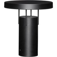 lampe à poser LED rechargeable HÜBSCH BringMe, noir mat, hauteur 28 cm