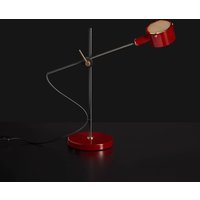 Oluce Go 252 LED-bordslampa, scharlakansröd