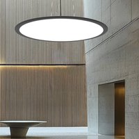 Viokef Grande LED hanging light, black, Ø 60 cm, metal, CCT