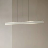 Lucande LED-hänglampa Arvon, aluminiumfärgad, 117 cm, dimbar, CCT