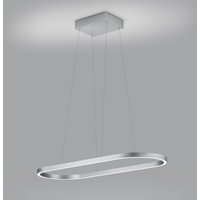 Knapstein Elin LED pendant light, matt nickel, gesture control
