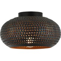 Freelight Fori ceiling lamp, Ø 35 cm, brown, metal