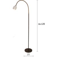 Menzel Provence matt floor lamp 1-bulb