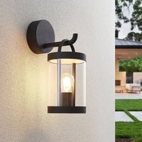 Lucande outdoor wall light Cassian, set of 2, anthracite, IP54