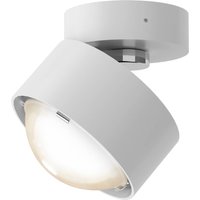 Puk! 80 Move LED-Spot Linse matt weiß matt/chrom
