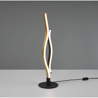 Trio Lighting Blaze LED table lamp, CCT, sensor dimmer, brass