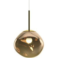 Tom Dixon Hängeleuchte Melt, Ø 28 cm, bronzefarben, Fassung