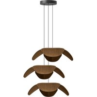 UMAGE Forget Me Not stor pendel 3 lampor, mörk ek