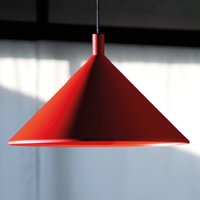 Martinelli Luce Cono hänglampa röd, Ø 45 cm