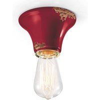 Ferroluce Plafonnier vintage C132 bordeaux