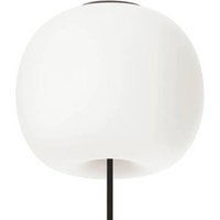 kdln Plafonnier Kushi XL, noir/blanc, Ø 43 cm, verre